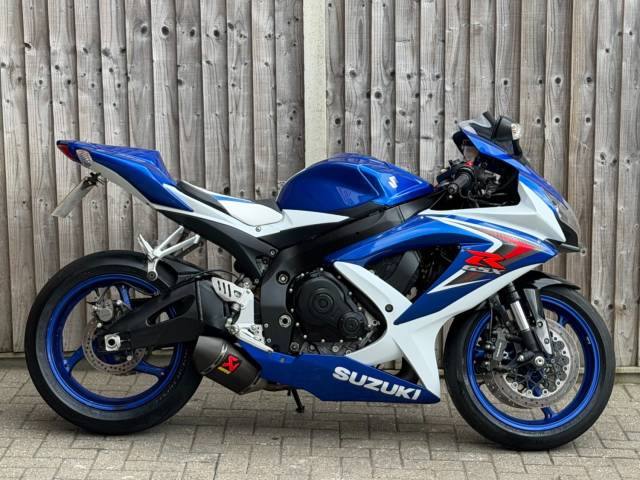Suzuki Gsx-r 750 K8 2009 (09) SUPER SPORT + AKRAPOVIC EXHAUST SPORT TOURER Petrol Blue