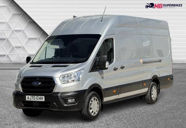 Ford Transit TREND 2.0 TDCI 2020 (70) JUMBO L4 H3 XLWB PANEL VAN + F/S/H + BELT PANEL VAN Diesel Silver