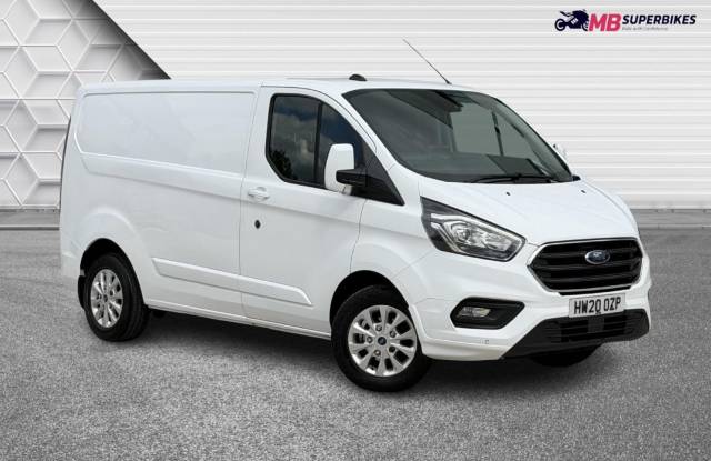 Ford Transit Custom LIMITED 2020 (20) SWB 2.0 TDCI + ONLY 44,700 MILES / NO VAT PANEL VAN Diesel White
