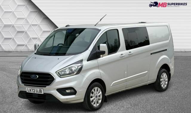2023 Ford Transit Custom LIMITED 2023 (72) LWB 2.0 TDCI CREW CAB 6 SEAT+ 1 OWNER VAN