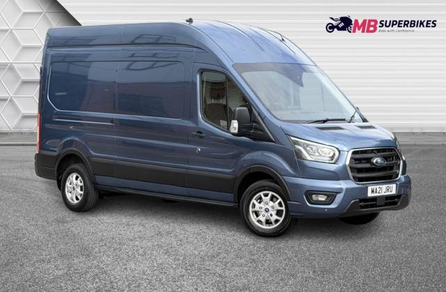 Ford Transit LIMITED 2.0 TDCI 2021 (21) L3 H3 LWB PANEL VAN + FULL S/HISTORY PANEL VAN Diesel Blue