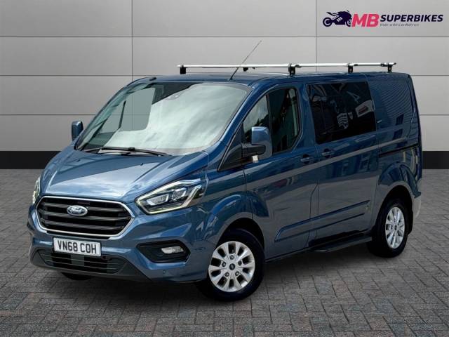 2018 Ford Transit Custom LIMITED 2.0 TDCI AUTOMATIC 2018 (68) D/CAB CREW VAN + NO VAT