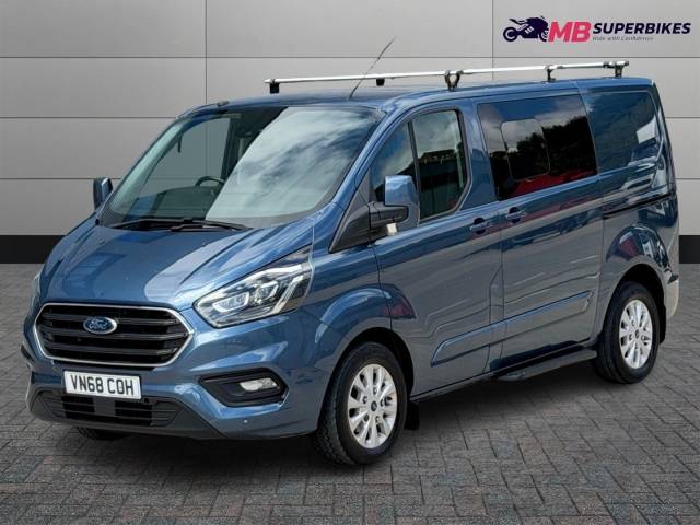 2018 Ford Transit Custom LIMITED 2.0 TDCI AUTOMATIC 2018 (68) D/CAB CREW VAN + NO VAT