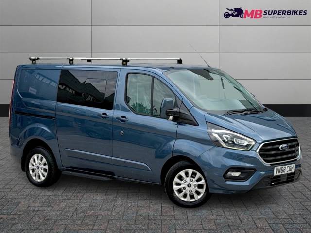 2018 Ford Transit Custom LIMITED 2.0 TDCI AUTOMATIC 2018 (68) D/CAB CREW VAN + NO VAT