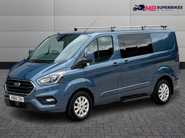 2018 Ford Transit Custom LIMITED 2.0 TDCI AUTOMATIC 2018 (68) D/CAB CREW VAN + NO VAT