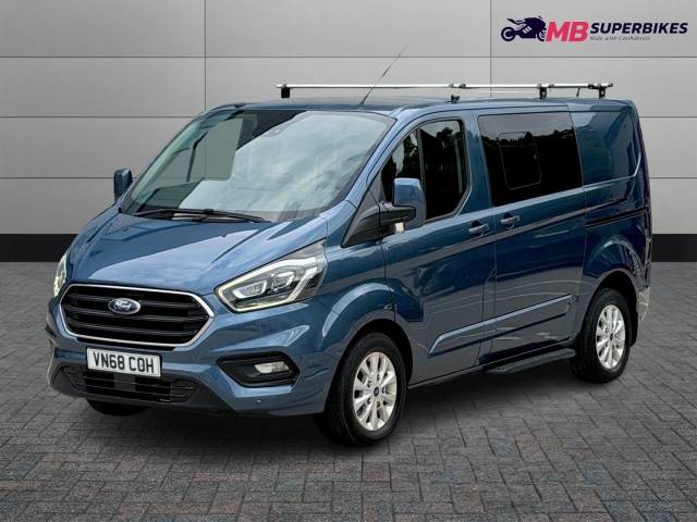 2018 Ford Transit Custom LIMITED 2.0 TDCI AUTOMATIC 2018 (68) D/CAB CREW VAN + NO VAT