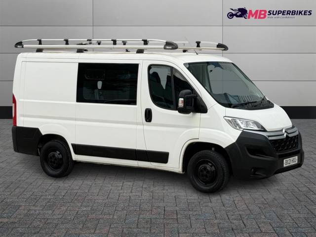 Citroen Relay 2.2 BLUEHDI 2021 (21) SWB ENTERPRISE PANEL VAN + 6 SEAT CREW VAN PANEL VAN Diesel White