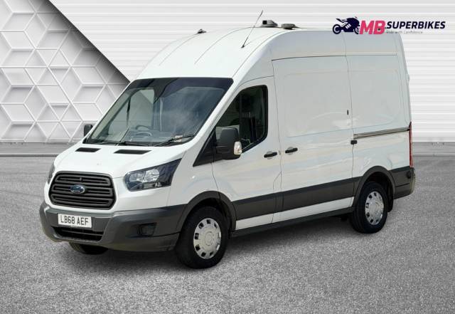 Ford Transit 2.0 TDCI 2019 (68) MWB HIGH ROOF PANEL VAN + 1 OWNER + FULL S/HIST PANEL VAN Diesel White