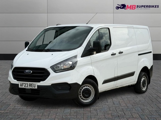 Ford Transit Custom 2.0 ECOBLUE LEADER 2023 (23) SWB PANEL VAN + 75,000 MILES PANEL VAN Diesel White